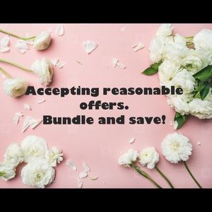 Offers always welcomed